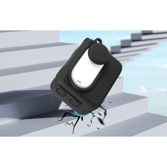 Silicon protective case Puluz for Insta360 GO 3 with lens cap