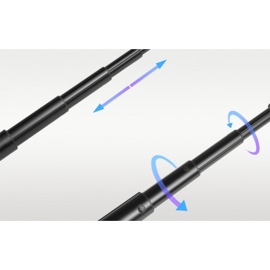 Selfie Stick 110cm PULUZ for sports cameras (including Insta360 X4 / X5 / DJI Osmo Action 5 Pro)