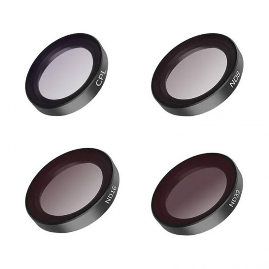 Lens filter Set CPL/ND8/ND16/ND32 Telesin for Insta360 GO 2/3