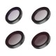 Lens filter Set CPL/ND8/ND16/ND32 Telesin for Insta360 GO 2/3