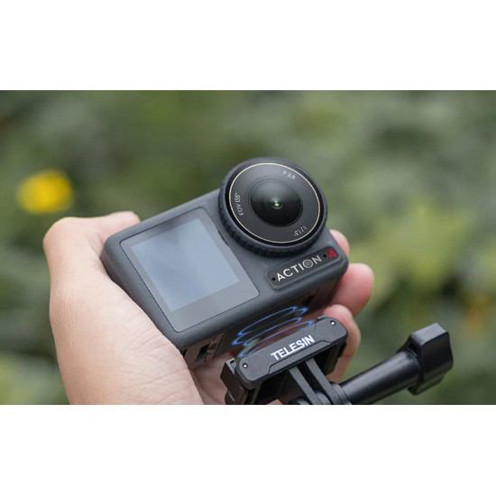 Magnetic two claw adapter for DJI Action 4/3 Camera