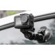 Flexible car suction cup mount TELESIN for action cameras