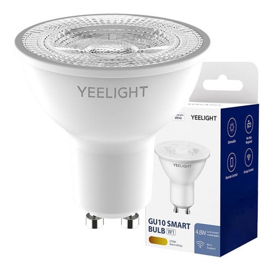 Yeelight Έξυπνη Λάμπα W1 GU10 Dimmable (Θερμό Λευκό)