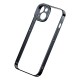 Baseus Θήκη Glitter και Προστατευτικό Οθόνης Tempered Glass για iPhone 14 Plus (Μαύρο/Διαφανές)