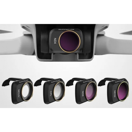 Set of 4 filters ND-PL 4/8/16/32 Sunnylife for DJI Mini 2 SE / Mini 2 (MM-FI9255)