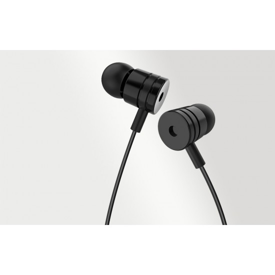 Foneng EP200 wired, in-ear headphones, mini jack (black)