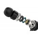 Foneng EP200 wired, in-ear headphones, mini jack (black)