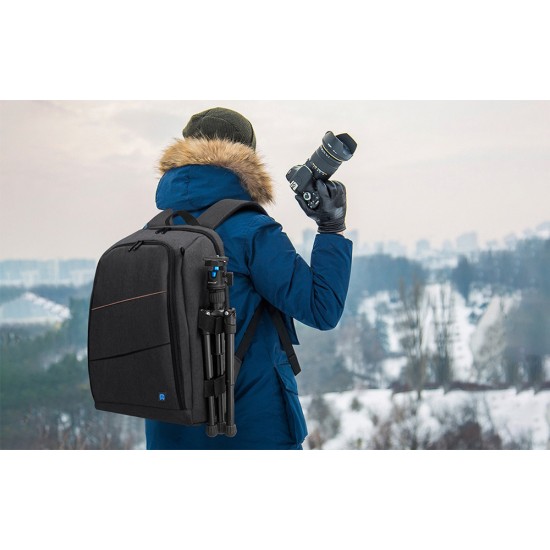 Puluz Αδιάβροχο Σακίδιο Πλάτης PU5011B (Μαύρο)