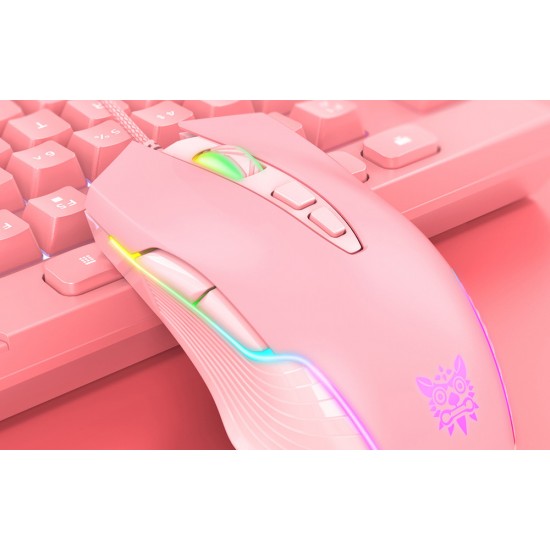 ONIKUMA Ποντίκι Gaming CW905 (Ροζ)