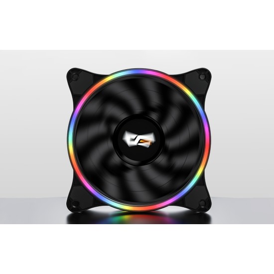 Darkflash Ανεμιστήρας PC D1 LED 120x120 (Μαύρο)