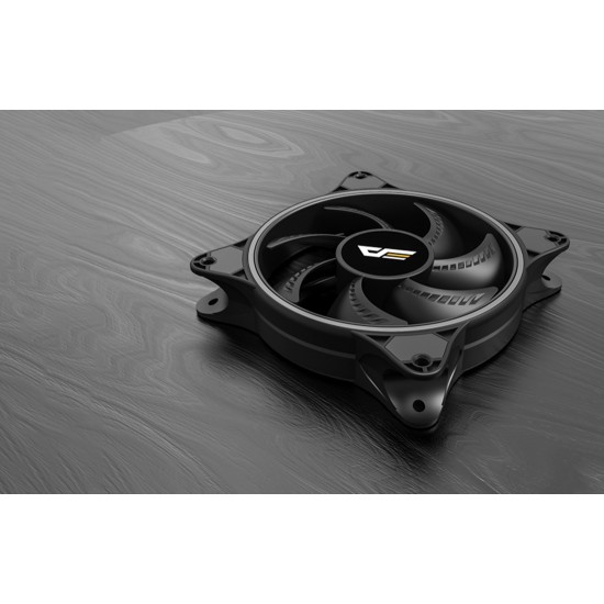 Darkflash Ανεμιστήρας PC D1 LED 120x120 (Μαύρο)