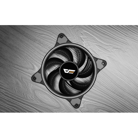 Darkflash Ανεμιστήρας PC D1 LED 120x120 (Μαύρο)