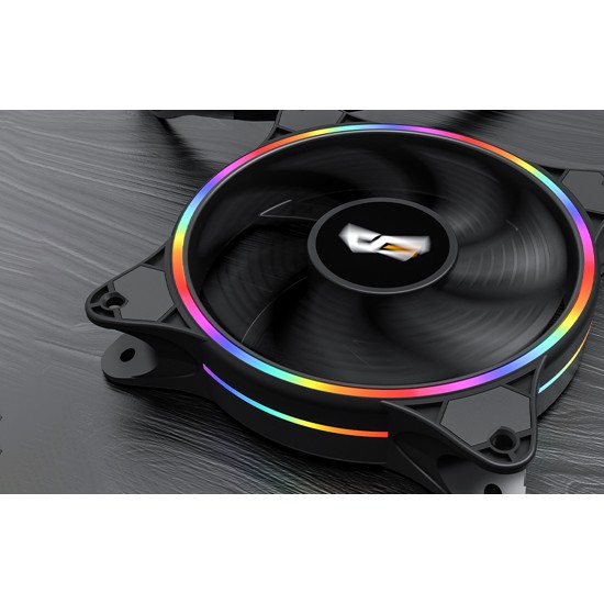 Darkflash Ανεμιστήρας PC D1 LED 120x120 (Μαύρο)