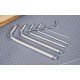 Long Hex Key Sets 1.5-10mm Deli Tools EDL3088 (silver)