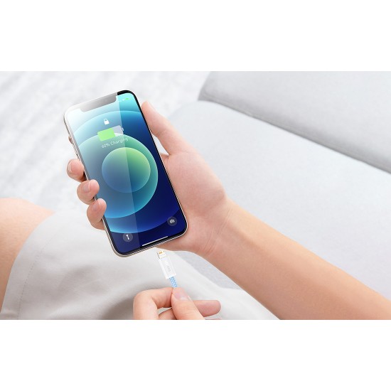 Baseus Καλώδιο USB σε Lightning Dynamic Series, 2.4A, 2m (Γαλάζιο)