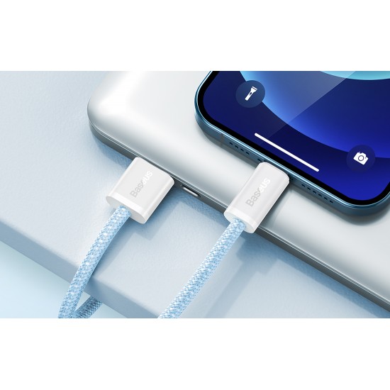 Baseus Καλώδιο USB σε Lightning Dynamic Series, 2.4A, 1m (Γαλάζιο)