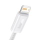 Baseus Καλώδιο USB σε Lightning Dynamic Series, 2.4A, 1m (Λευκό)