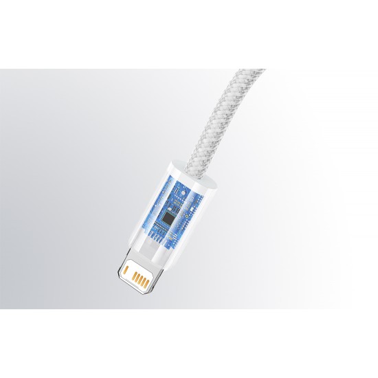 Baseus Καλώδιο USB σε Lightning Dynamic Series, 2.4A, 1m (Λευκό)