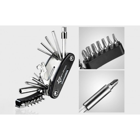 Rockbros Πολυεργαλείο Επισκευής Ποδηλάτου GJ8002 (Μαύρο)