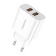 Fast charger Foneng 2x USB EU45 12W + USB Lightning cable