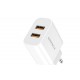 Fast charger Foneng 2x USB EU45 12W + USB Lightning cable