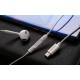 In-ear headphones, wired Foneng T15, USB-C, 1.2m (white)