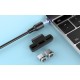 Foneng X62 Magnetic 3in1 USB to USB-C / Lightning / Micro USB Cable, 2.4A, 1m (White)
