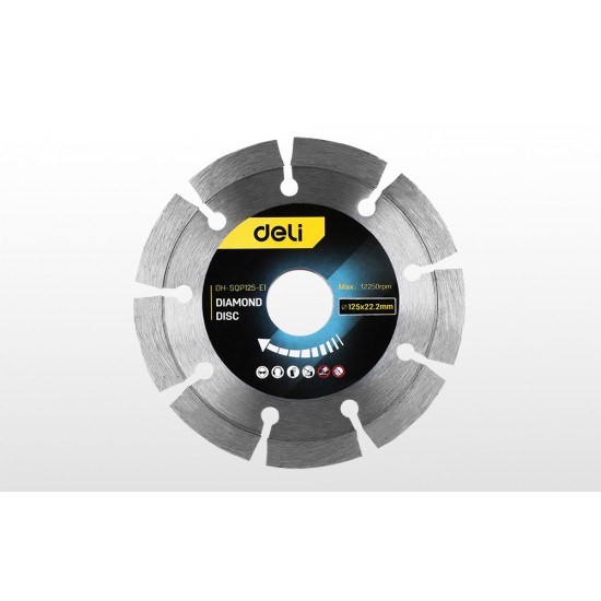 Diamond disc Deli Tools EDH-SQP125-E1