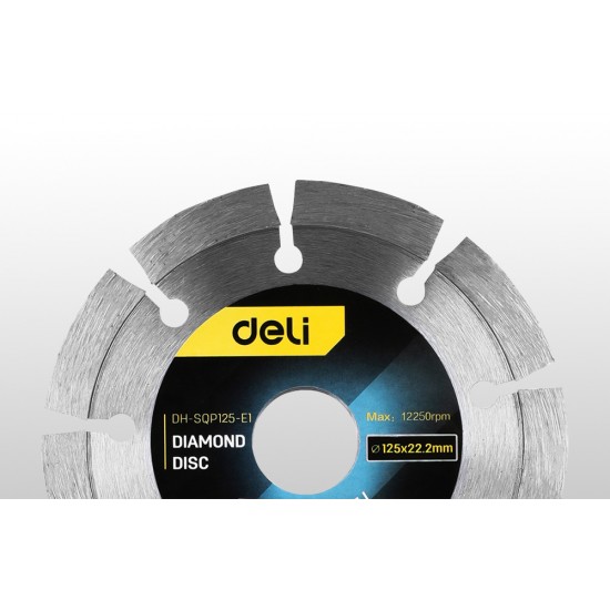 Diamond disc Deli Tools EDH-SQP125-E1
