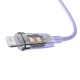 Baseus Καλώδιο USB-A σε Lightning Explorer Series 2.4A, 1m (Λιλά)