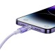 Baseus Καλώδιο USB-A σε Lightning Explorer Series 2.4A, 1m (Λιλά)