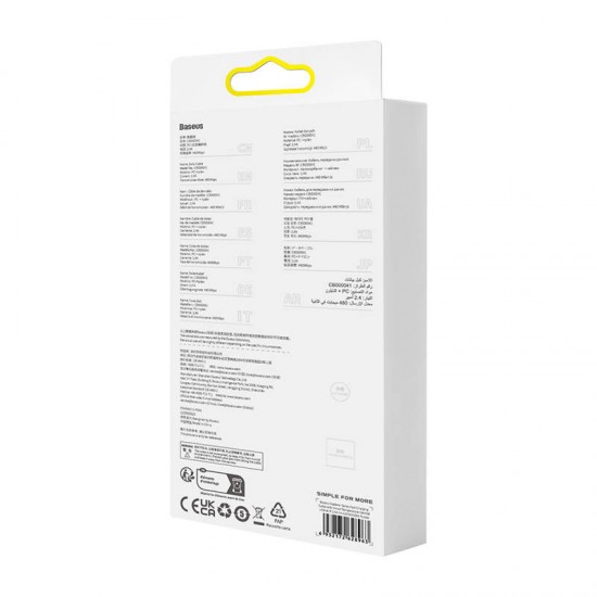 Baseus Καλώδιο USB-A σε Lightning Explorer Series 2.4A, 1m (Λιλά)