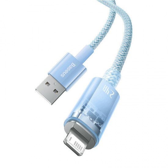 Baseus Καλώδιο USB σε Lightning Explorer Series 2.4A, 1m (Γαλάζιο)