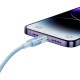 Baseus Καλώδιο USB σε Lightning Explorer Series 2.4A, 1m (Γαλάζιο)