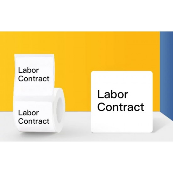 Niimbot Αυτοκόλλητες Θερμικές Ετικέτες T 40x40mm, 180τμχ (Λευκό)