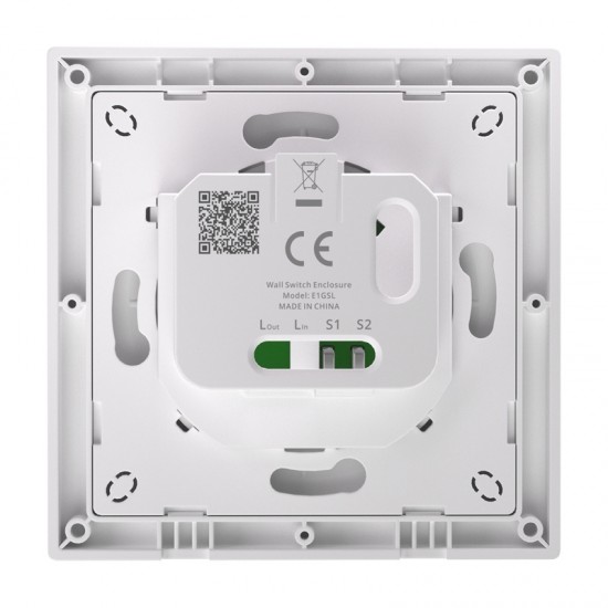Περίβλημα επίτοιχου διακόπτη SONOFF E1GSL (χωρίς N)