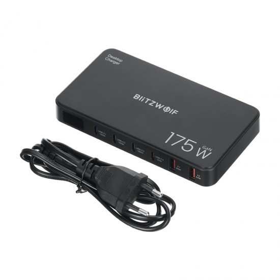 Σταθμός φόρτισης Blitzwolf BW-S30 6-σε-1 4xUSB-C + 2xUSB 175W