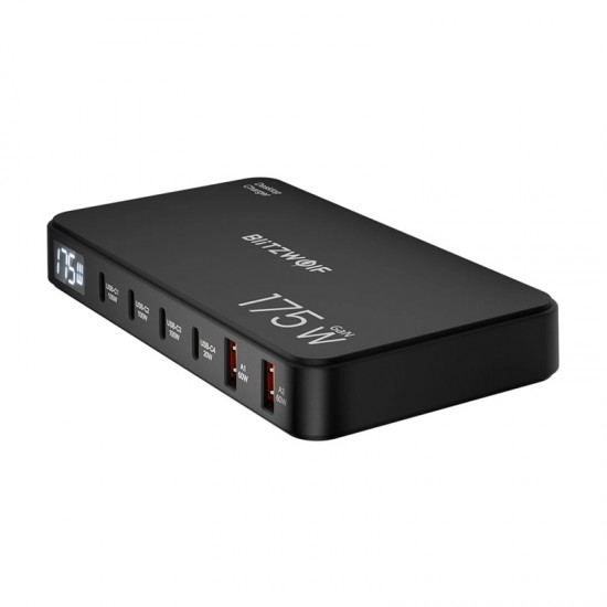 Σταθμός φόρτισης Blitzwolf BW-S30 6-σε-1 4xUSB-C + 2xUSB 175W