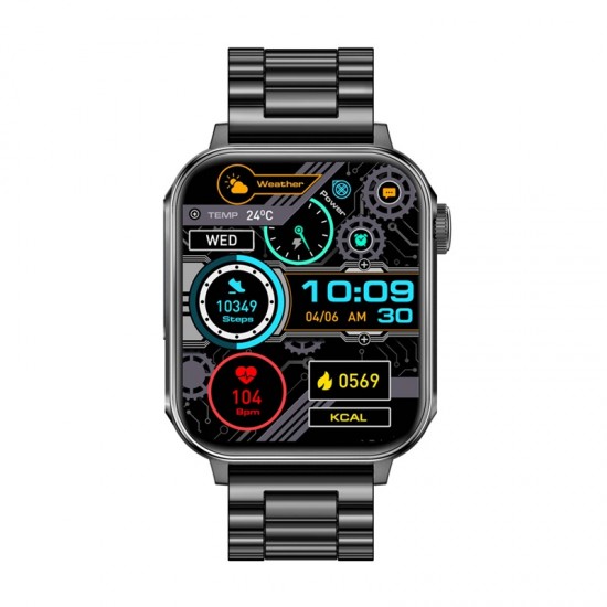 Colmi P80 smartwatch (ατσάλινο μαύρο)