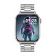 Colmi P80 smartwatch (ατσάλινο και ασημί)