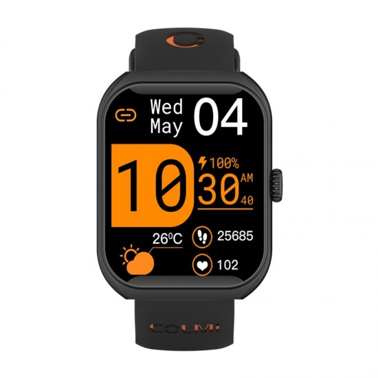 Colmi P86 Smartwatch (Μαύρο)