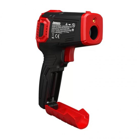 Habotest Θερμόμετρο Υπερύθρων με Λέιζερ χωρίς Επαφή HT650A (Μαύρο/Κόκκινο)