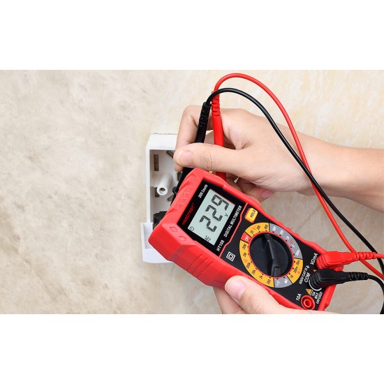 Habotest Ψηφιακό Πολύμετρο Γενικής Χρήσης HT108L (Κόκκινο)