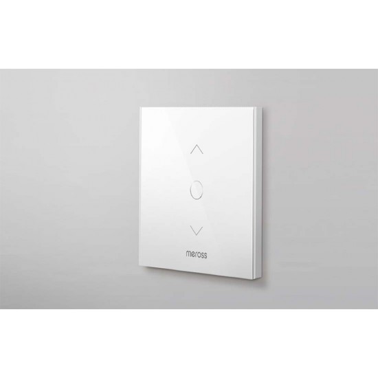 Meross Έξυπνος Διακόπτης Ρολού WiFi MRS100HK (EU) με Χρονόμετρο (HomeKit) (Λευκό)
