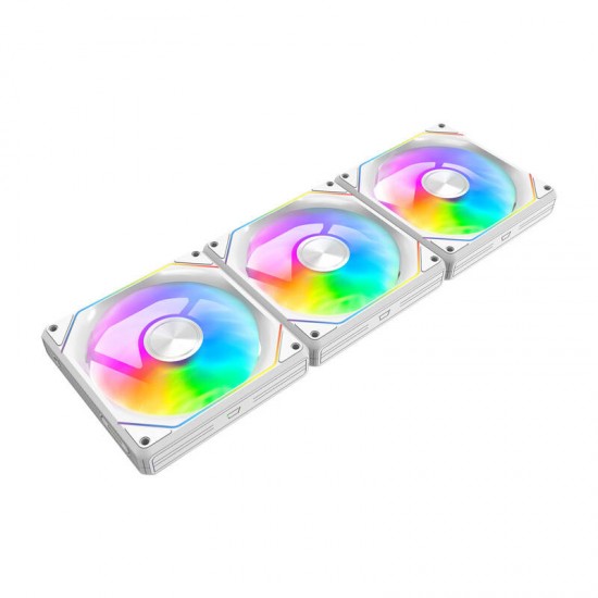 Darkflash Gauss G24 3 σε 1 ανεμιστήρες υπολογιστή (λευκό)