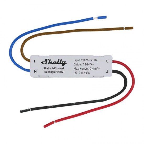 Αποζεύκτης Shelly Αποζεύκτης 1 καναλιού 230V