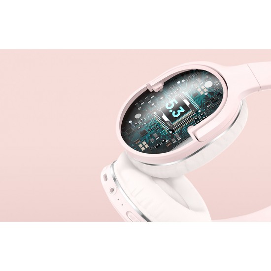 Wireless headphones Baseus Encok D02 PRO (pink)