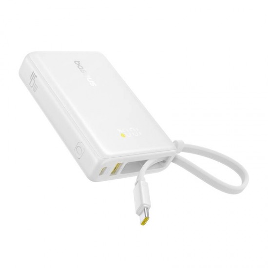 Powerbank Baseus PicoGo Ψηφιακή οθόνη 10000mAh 45W (biały)