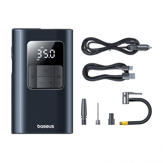 Baseus PrimeTrip VA1 αντλία 2 σε 1 με φακό μαύρο