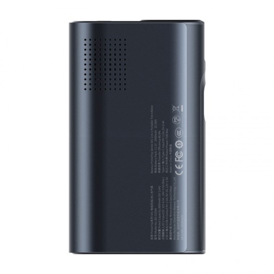 Baseus PrimeTrip VA1 αντλία 2 σε 1 με φακό μαύρο